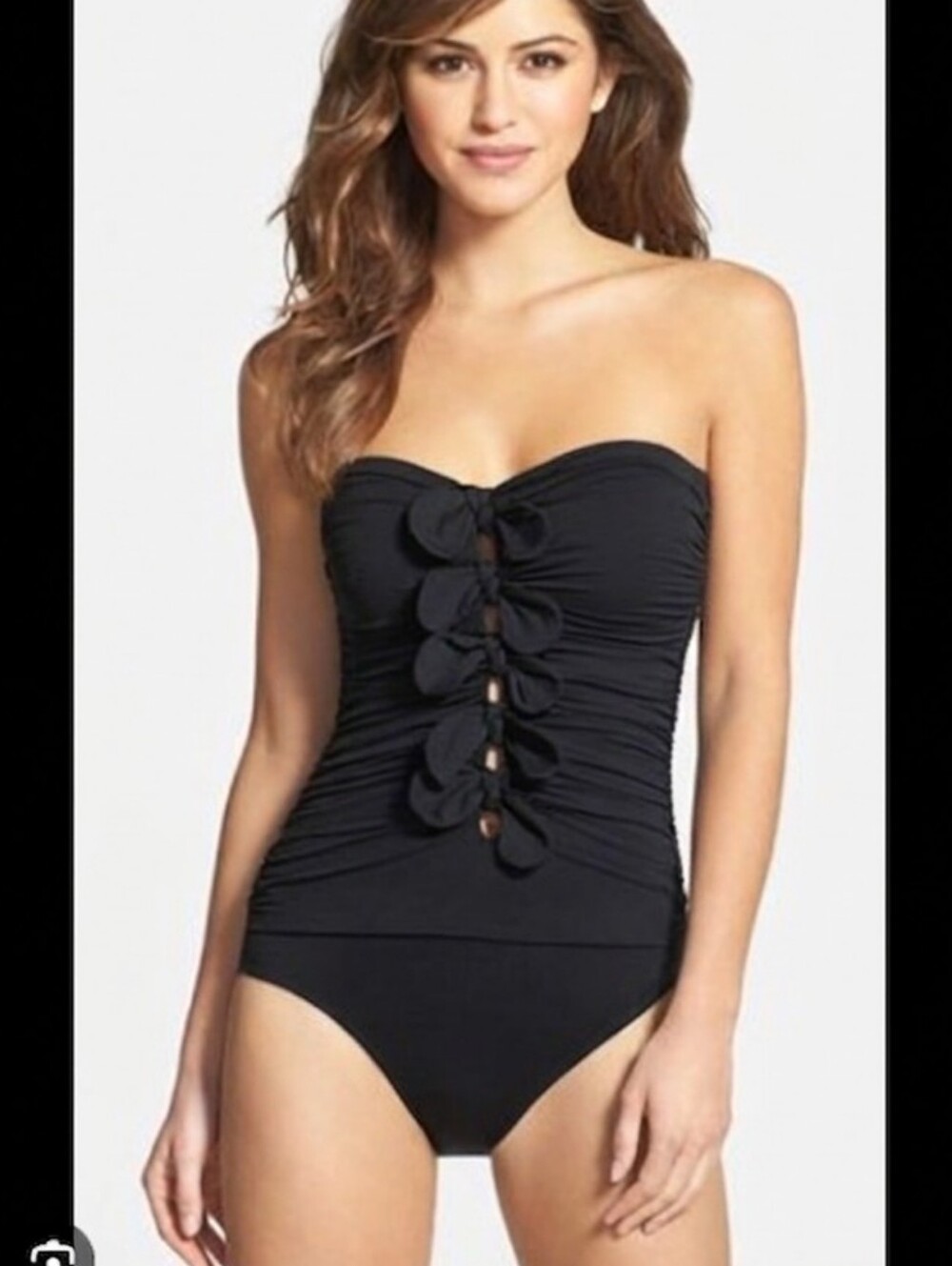Juicy Couture Beach Bow Chic Tie Bandeau Swimsuit